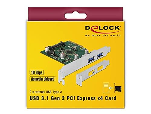Delock Delock PCIe x4 >2X ext USB 3.1 Gen2 A bu