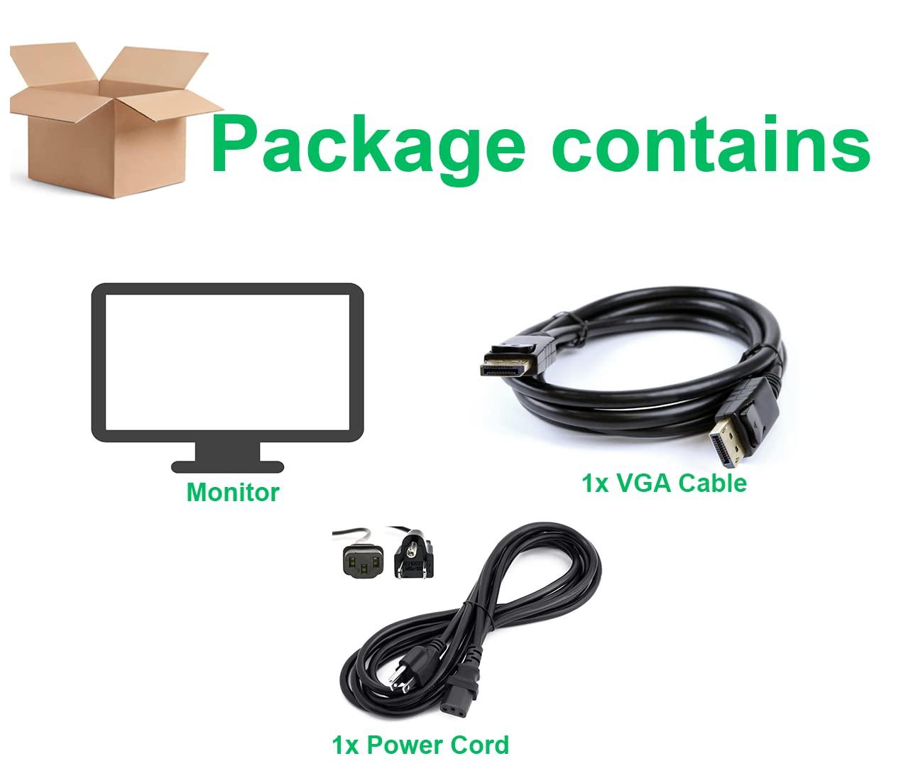 Dell Dell P2314HT Monitor Full FHD 1920 x 1080, Display Port, VGA, DVI, 16.7 Million Colors, 8 ms Response time, 178 Degree Viewing Angle, 30-83 kHz Refrest Rate (Renewed)