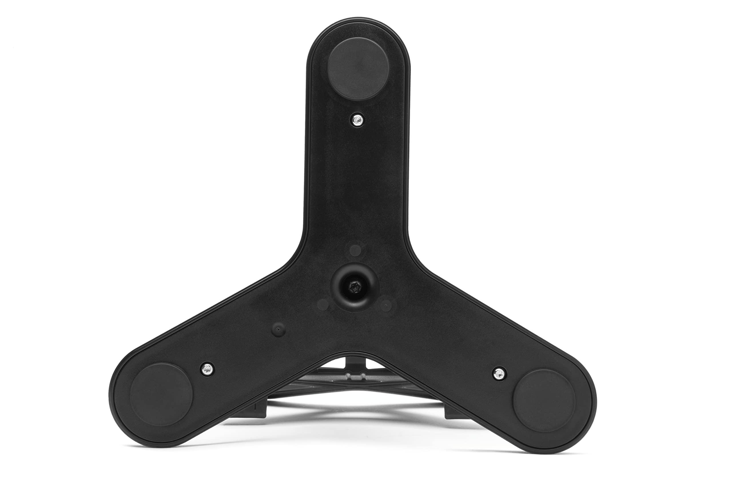 WeatherTech WeatherTech TabletHolder (Black/Red) with Silver Billet Knobs - Tablet Holder for Desktop, Tabletop or Kitchen Counter Top Non Slip Multi Surface Holder