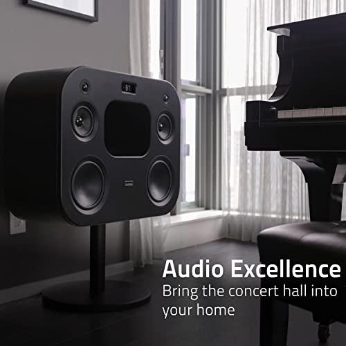 Fluance Fluance Fi70 Three-Way Wireless High Fidelity Music System with Powerful Amplifier & Dual 8" Subwoofers (Black Ash)