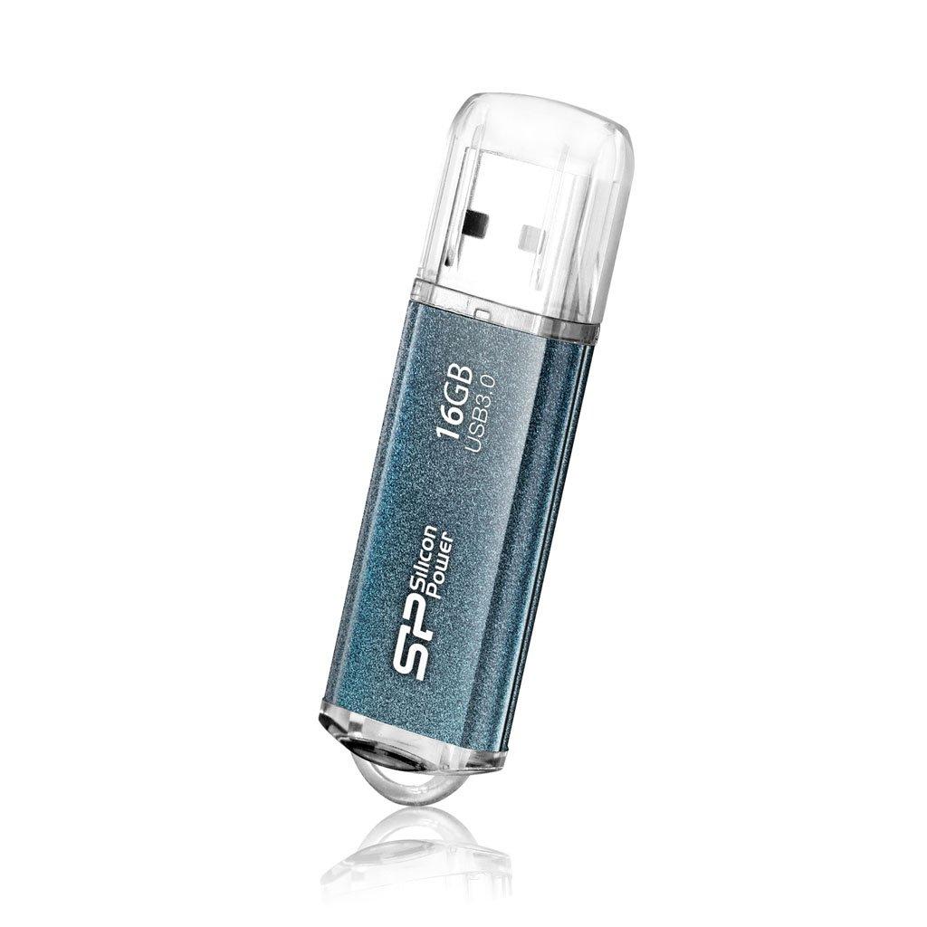 SP Silicon Power Silicon Power Marvel M01 USB 3.0 16 GB Flash Drive SP016GBUF3M01V1B - ICY Blue