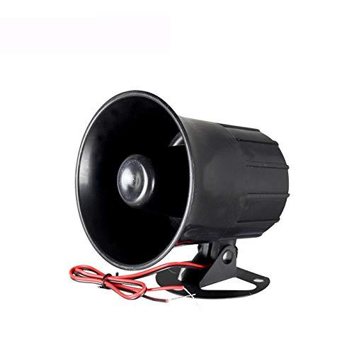 Tokatuker Tokatuker Wired Alarm Siren Horn 15W DC 6 to 12V Security Siren with Bracket for Home Security Alarm System