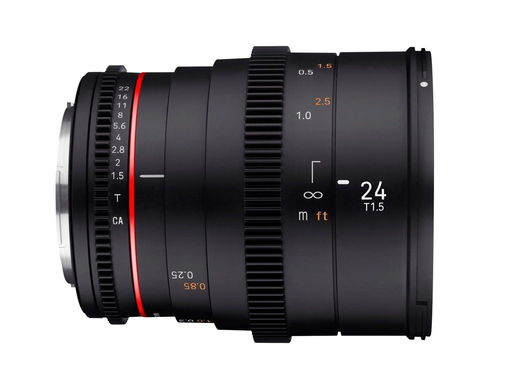 Rokinon Rokinon 24mm T1.5 Cine DSX High-Speed Lens for Micro Four Thirds