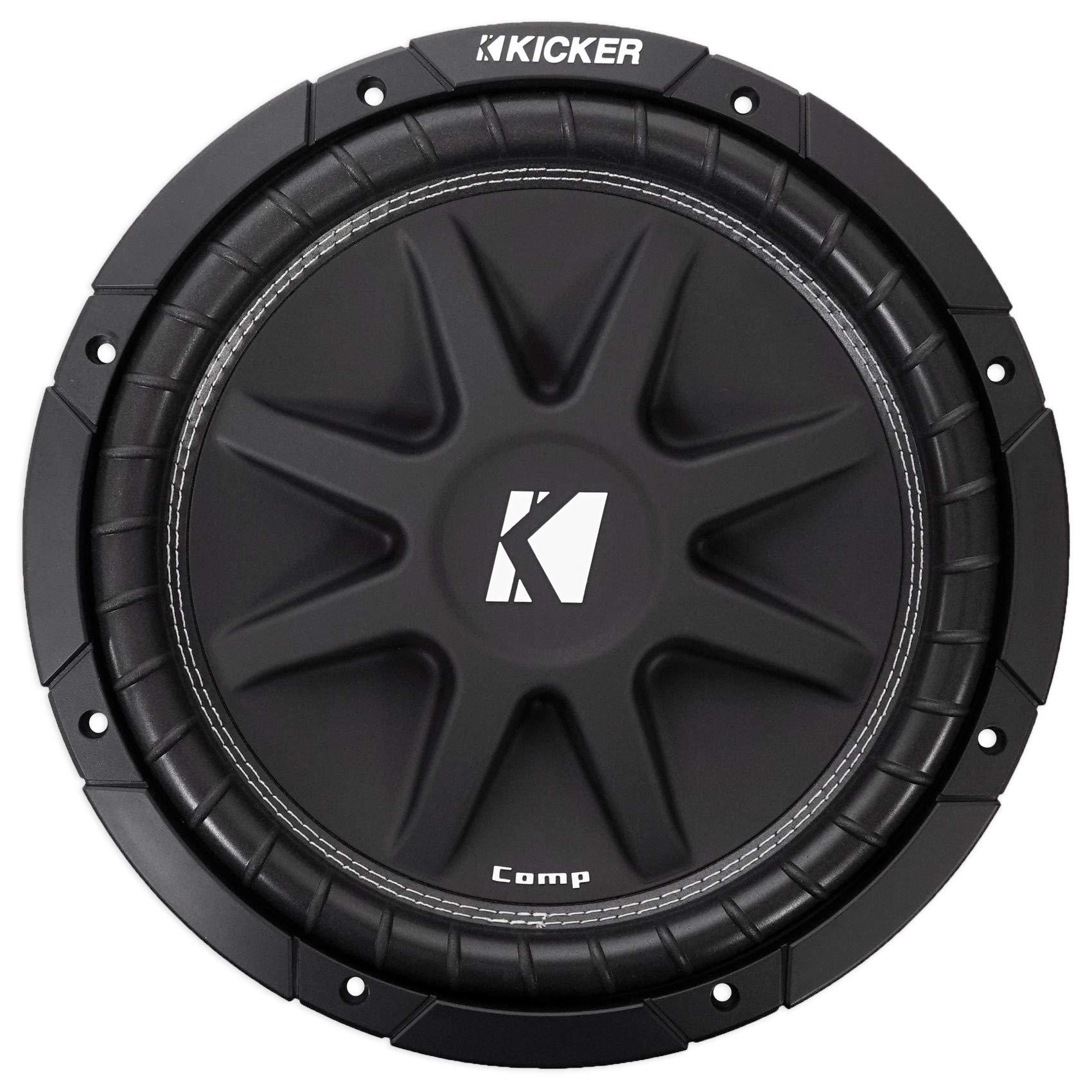 KICKER KICKER 40c124 12\" 300 Watt Single 4-Ohm SVC Car Audio Subwoofer Sub