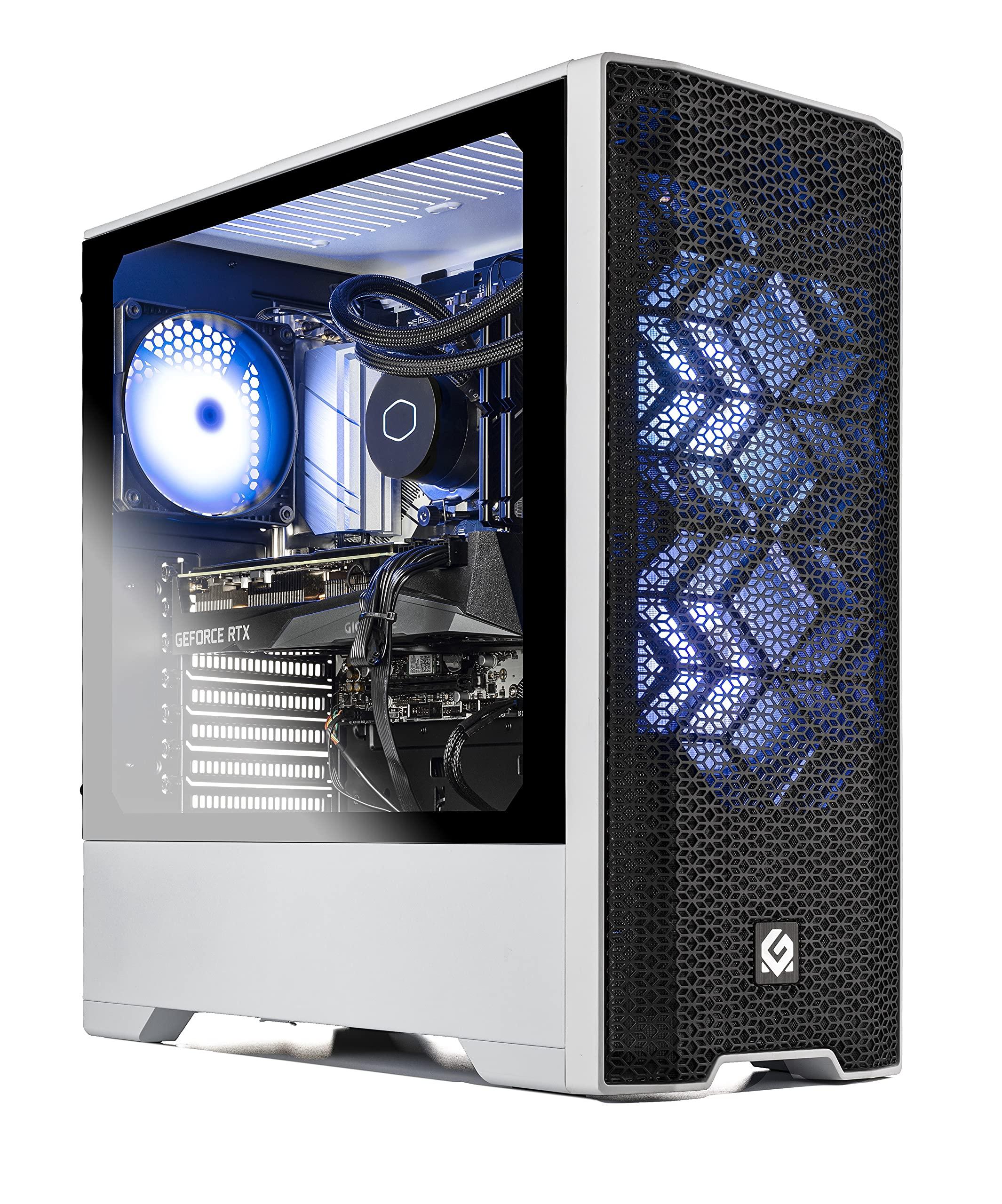 Skytech Gaming Skytech Gaming Skytech Blaze 3.0 Gaming PC Desktop - AMD Ryzen 7 3700X 3.6GHz, RTX 3070 8GB GDDR6, 16GB DDR4 3000, 1TB SSD, 750W Gold PSU, 240MM AIO, AC WiFi, Windows 11 Home 64-bit, White