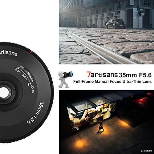 7artisans 7artisans 35mm f5.6 Full-Frame Manual Focus Ultra-Thin Lens for Nikon Mirrorless Camera Z6 Z7 Z50