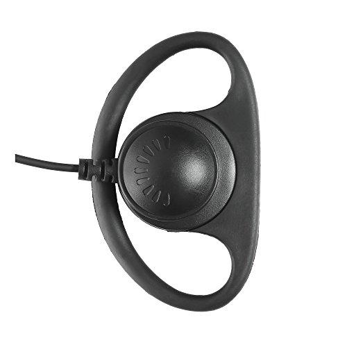 Bommeow Bommeow BDS15-H2 D-Shape Style Earphone with PTT MIC for 1 Pin 2.5mm Cobra Hytera TC-320 BD352