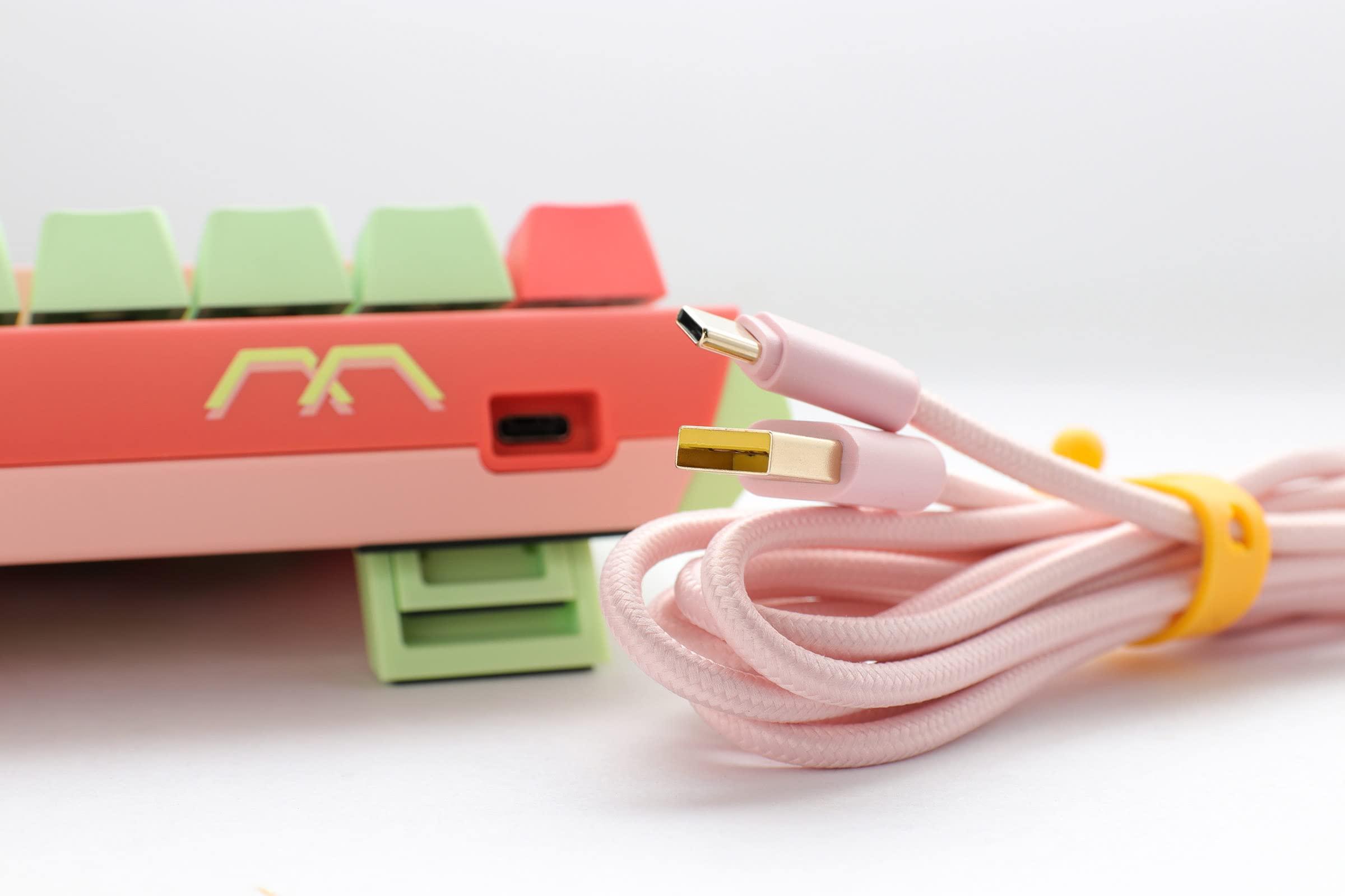 Ducky Channel Ducky x MK One 3 Mini Strawberry Frog (Cherry MX Clear)