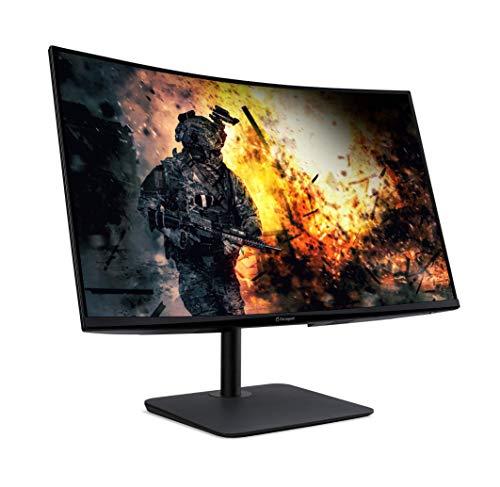 AOPEN AOPEN by Acer 32HC5QR Zbmiiphx 31.5\" 1500R Curved Full HD (1920 x 1080) VA Zero-Frame Gaming Monitor with Adaptive-Sync Technology, 240Hz, 1ms , (Display Port & 2 x HDMI 1.4 Ports), Black