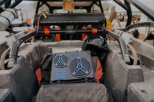 ECOXGEAR ECOXGEAR: EcoJourney Bluetooth Speaker with Dry Storage 50+ Hours of Playtime 100% Waterproof IP67 Rugged and Loud(Gray)