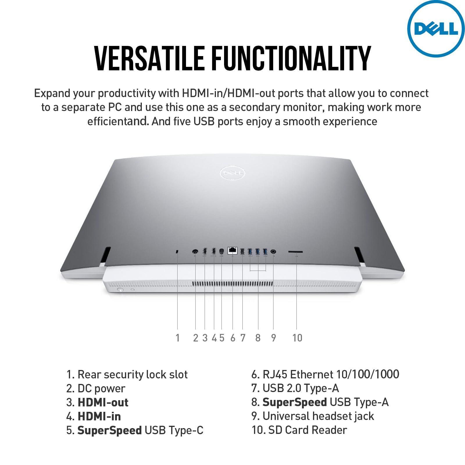 Dell Dell All In One Desktop Computer 27 Inch Touchscreen FHD, Home Business AIO PC Desktop, Intel Core i7,NVIDIA GeForce MX330,32GB RAM 1TB SSD+512GB PSSD,Lifetime Office Windows 11 Pro,RJ-45,USB-C,Webcam