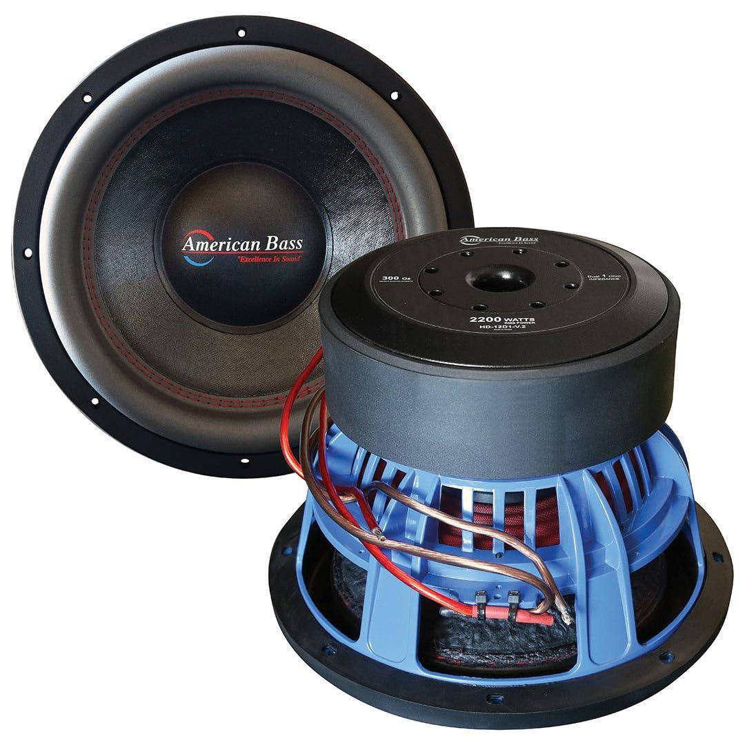 American Bass Usa American Bass HD 12\" 2 Ohm 8000 Max Watts Car Subwoofer