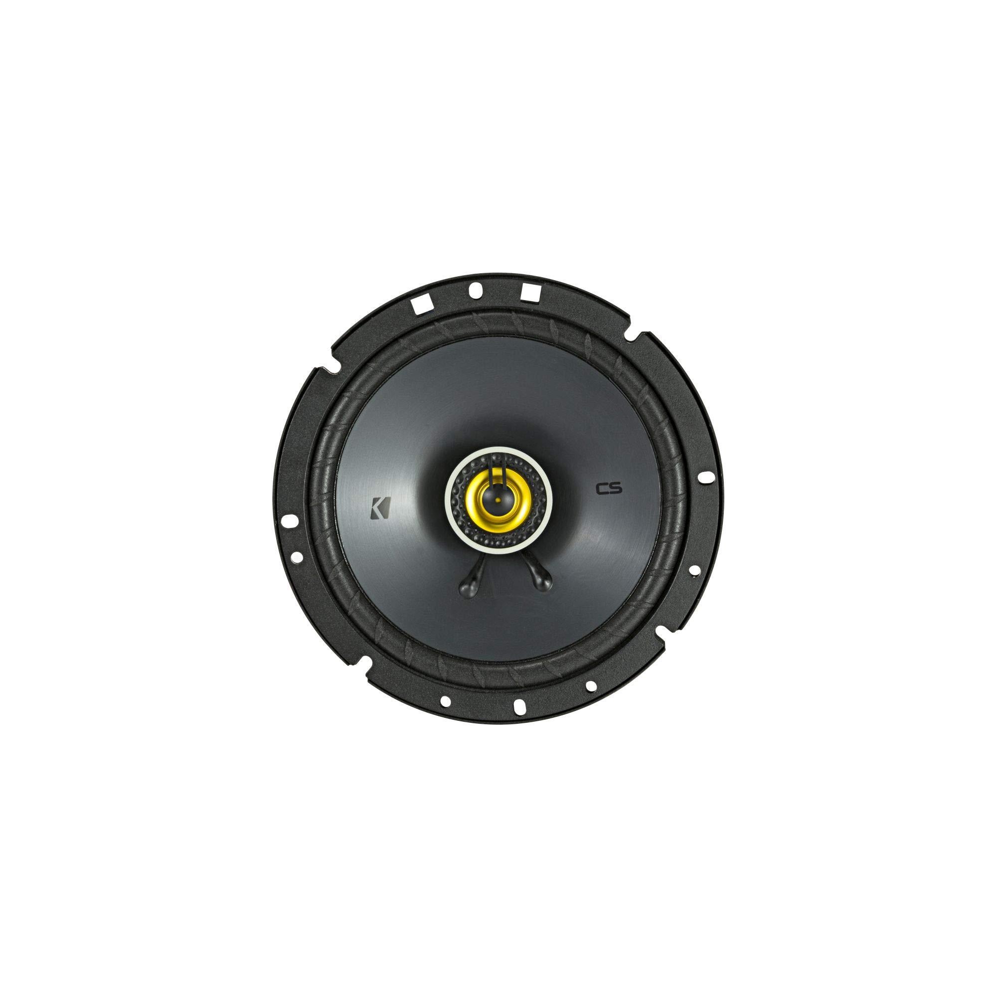 KICKER Kicker 46CSC674 CS-Series CSC67 6.75-Inch (165mm) Coaxial Speakers, 4-Ohm (Pair) & 51KSC2704 KS-Series 2.75" Midrange Speakers, 4-Ohm, Pair Bundle