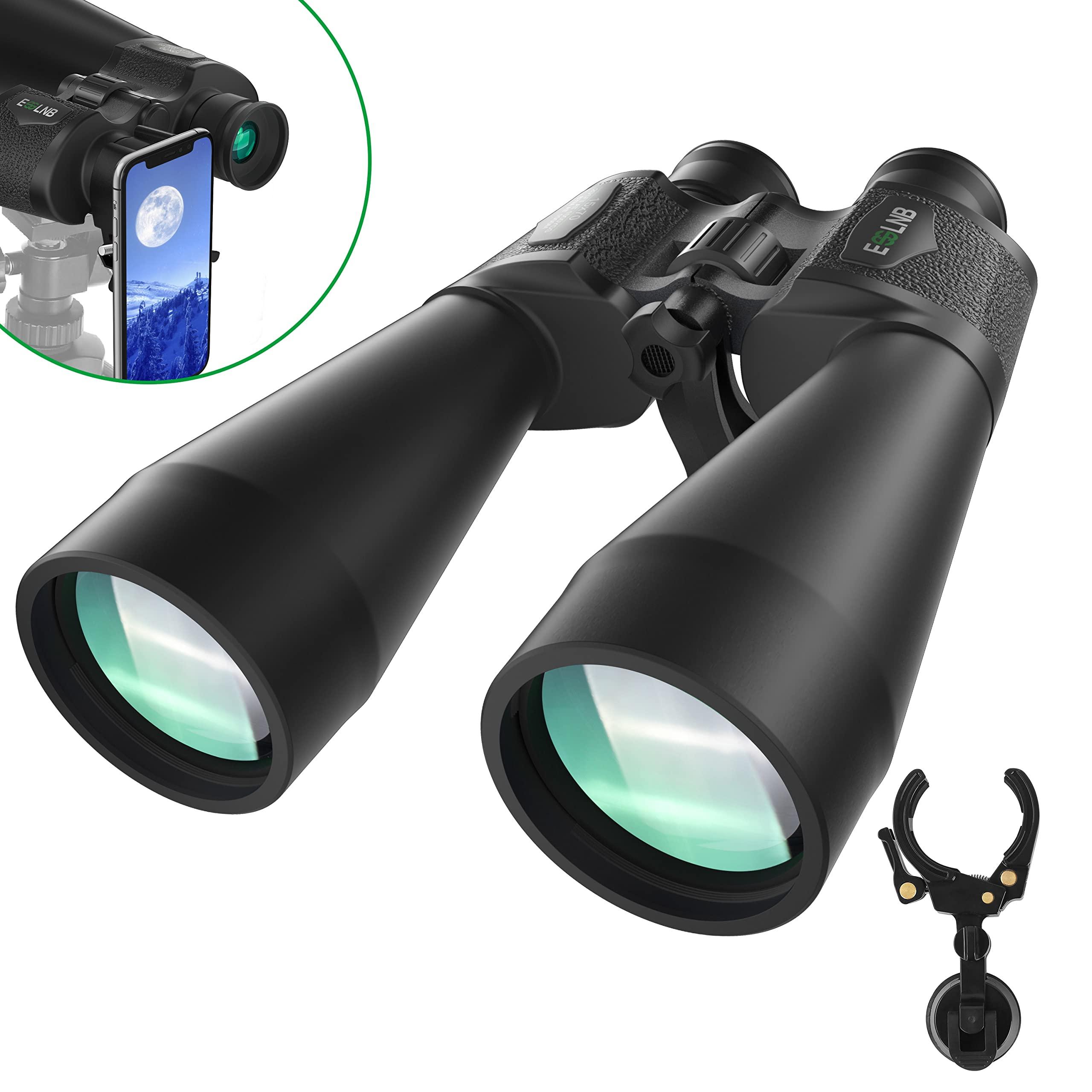 ESSLNB ESSLNB Giant Binoculars Astronomy 15X70 with Phone Adapter Tripod Adapter and Carrying Bag FMC Waterproof Binoculars for Adults Kids