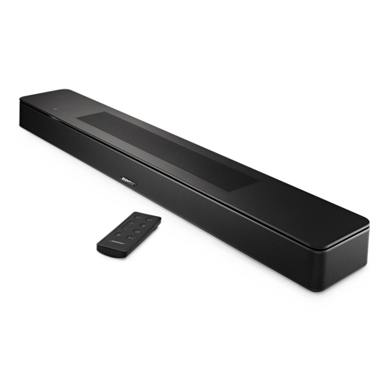 Bose Bose New Smart Dolby Atmos Soundbar, Black Bundle with Wireless Surround Speakers (Pair), Bass Module 500