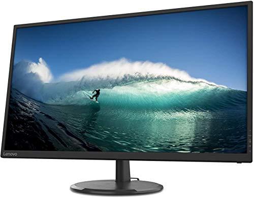 Lenovo Lenovo C32q-20 31.5-inch QHD IPS Monitor, 1440p, AMD FreeSync, 4ms, 75Hz, HDMI & DisplayPort Input, Tilt, VESA Mountable, Black