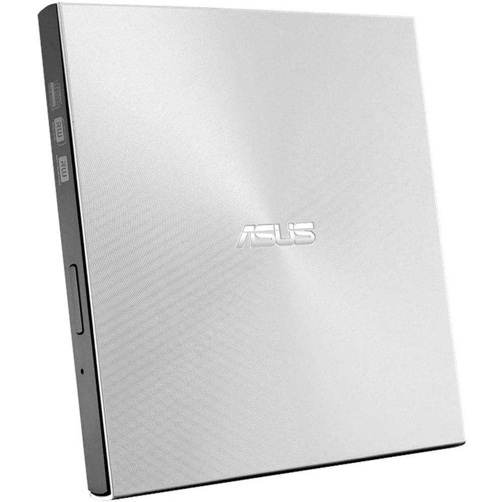 ASUS ASUS ZenDrive Silver 13mm External 8X DVD/ Burner Drive +/-RW with M-Disc Support, Compatible with both Mac & Windows and Nero BackItUp for Android devices (USB 2.0 & Type-C cables included)