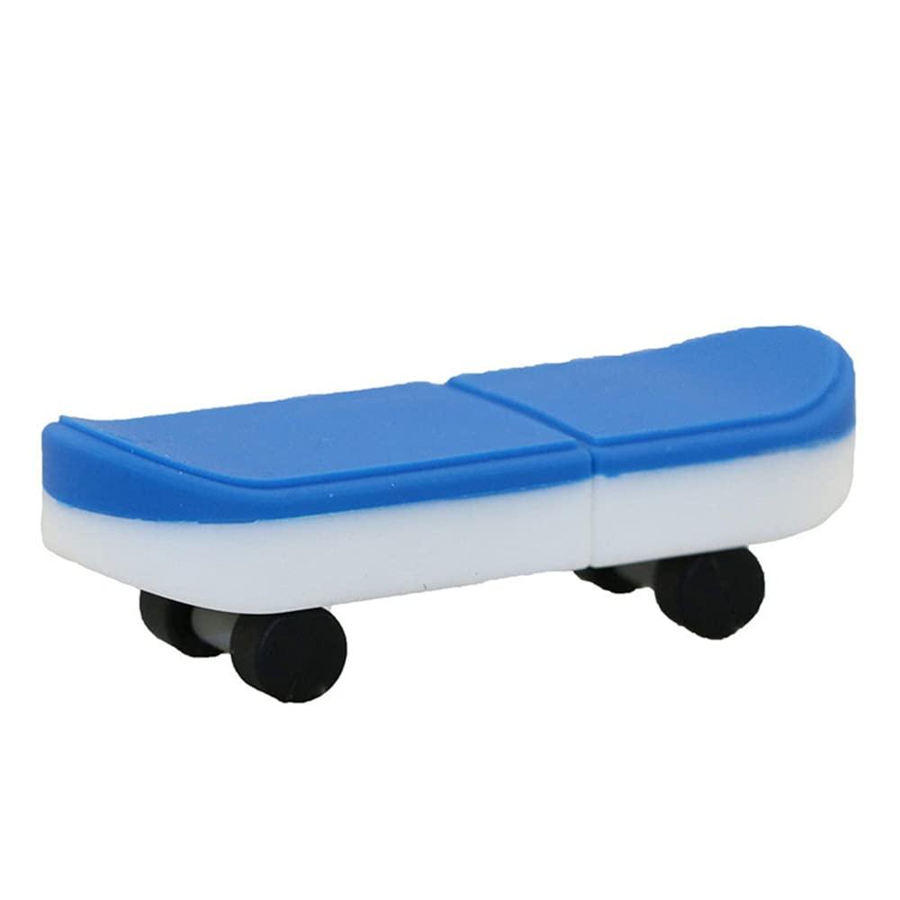 OneSquareCore 8GB Skateboard Shape 2.0 Flash Drive USB Flash Drive Memory Stick Thum Drive USB Drive USB Flash Disk U Disk Pen Drive USB Stick PenDrive USB Disk (Blue)