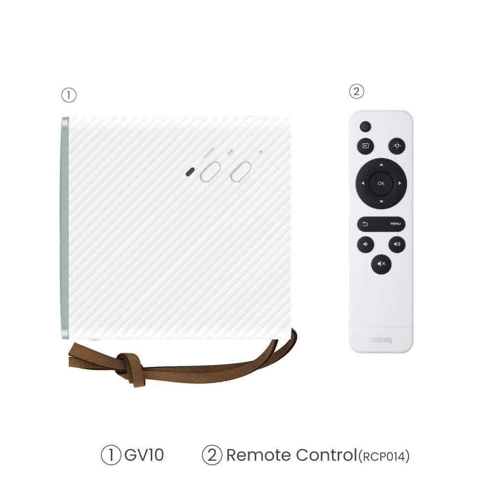 BenQ BenQ GV10 LED Mini Portable Projector with Built-in Speaker (Renewed)