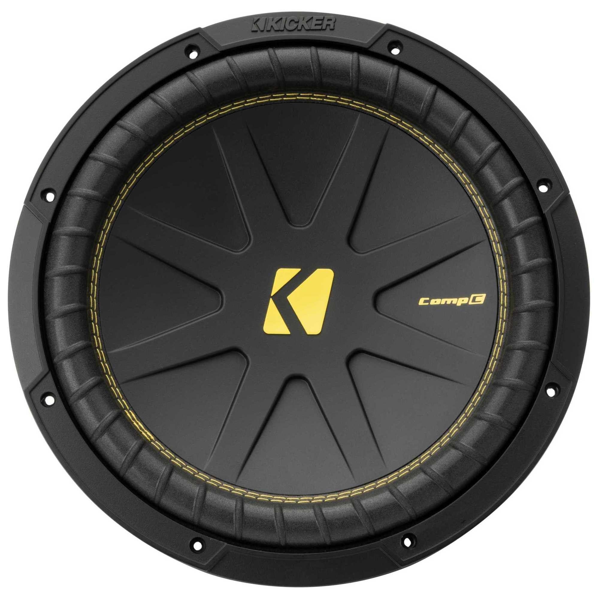 KICKER KICKER 50CWCD124 CompC 12" Subwoofer, Dual 4-Ohm