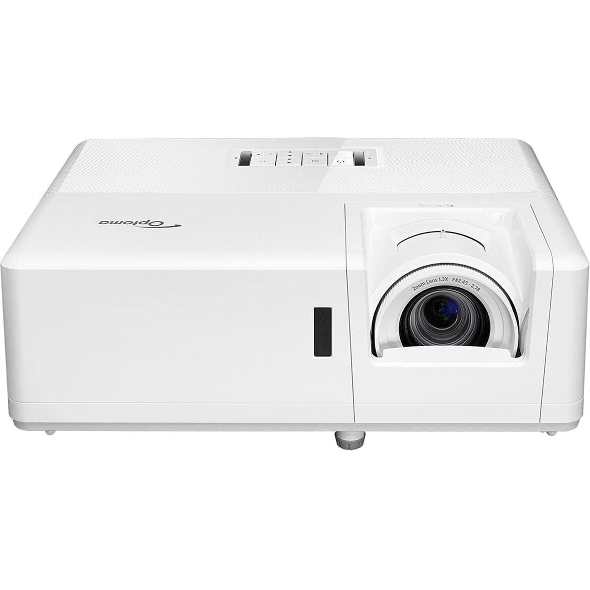 Optoma Optoma ZW350 3D Ready DLP Projector - 16:10 - 1280 x 800 - Front, Ceiling - 1080p - 30000 Hour Normal ModeWXGA - 300,000:1 - 3500 lm - HDMI - USB - Network (RJ-45) - Business, Education, Presentation