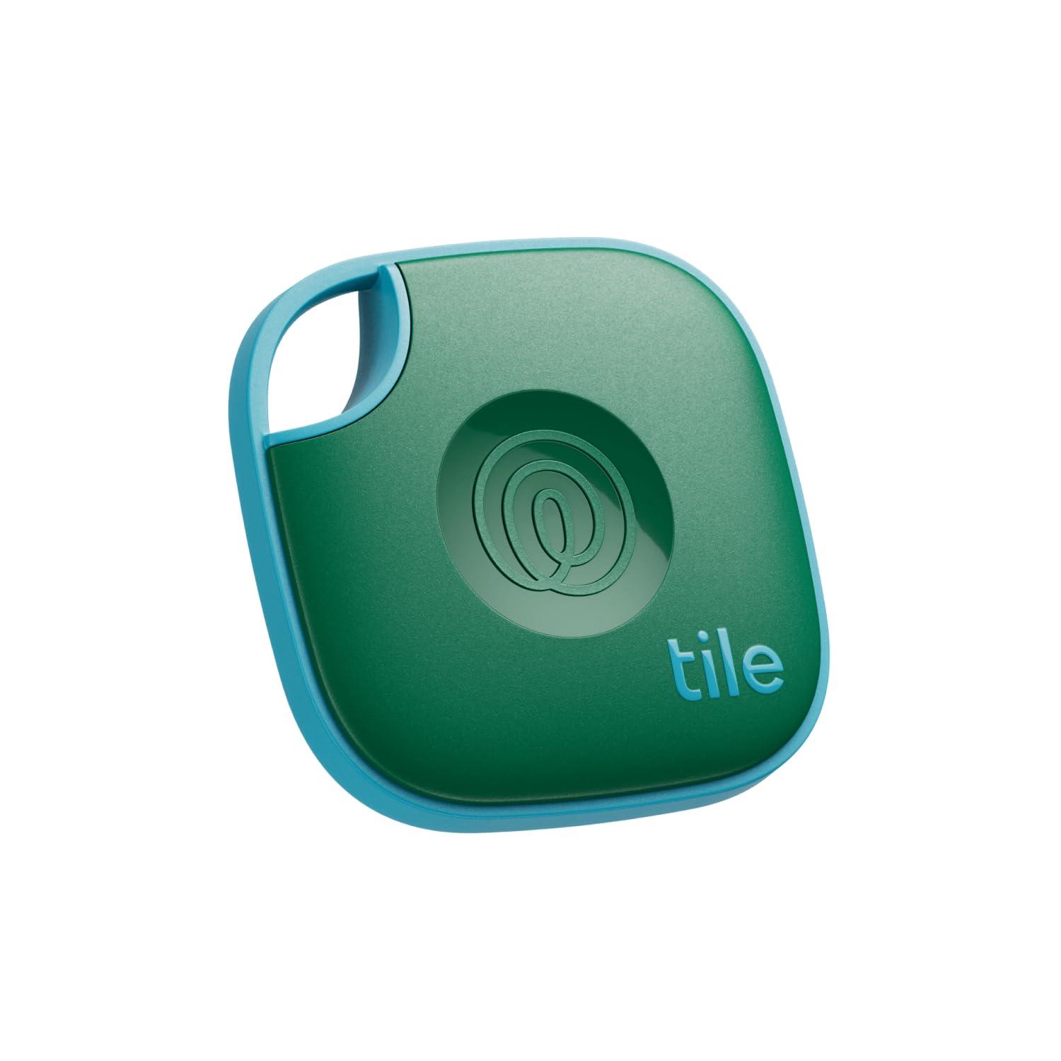 Tile Tile by Life360 Mate (2024) Bluetooth Tracker, Keys Finder and Item Locator for Keys, Bags and More. Phone Finder. Both iOS and Android Compatible. 1-Pack (Green Surf)
