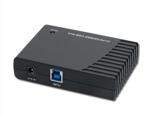 IO CREST Syba SY-HUB20062 SuperSpeed USB 3.0 4-Port Hub Backward Compatible with USB 2.0