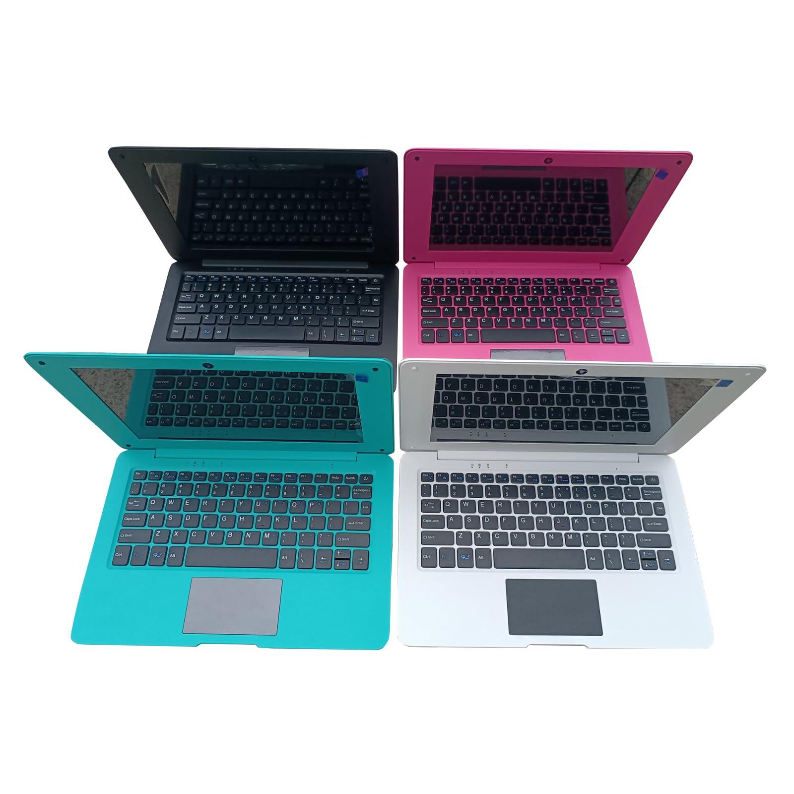 Goldengulf Laptop Computer Mini 10 Inch Quad Core Powered by Android 12 Netbook 64GB Small Computer with WiFi Webcam Bluetooth,Charger Mouse Included,Suitable for Children and Students, 4 Color Options (Blue)