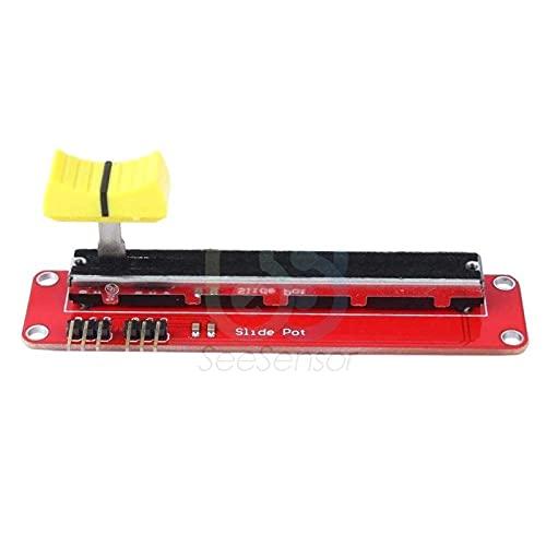 ElectronicMaker 10K Sliding Slider Potentiometer Module AVR Electronic Block Module for Arduino for MCU for ARM for Other Single Chip Micro