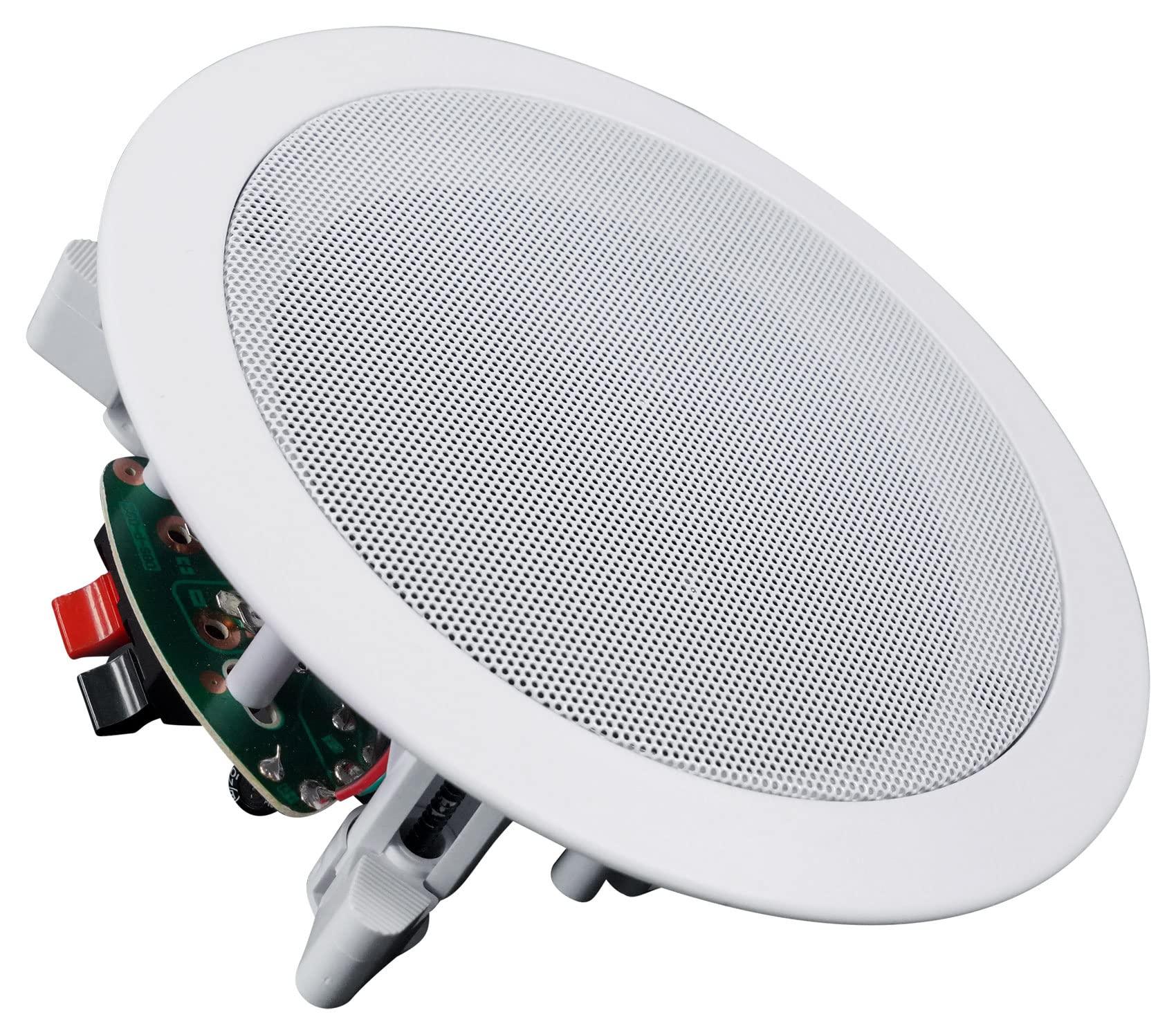 Rockville Rockville 8 HC55-16 White 5.25" 300 Watt in-Ceiling Home Theater Speakers 16 Ohm