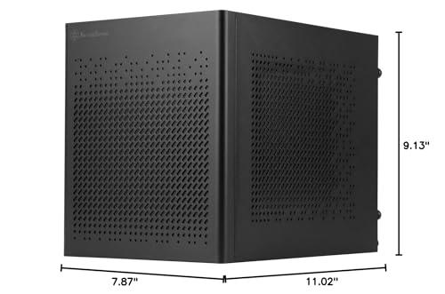 SilverStone Technology SilverStone Technology SUGO 16 Black Mini-ITX Small Form Factor case with All Steel Construction, SST-SG16B