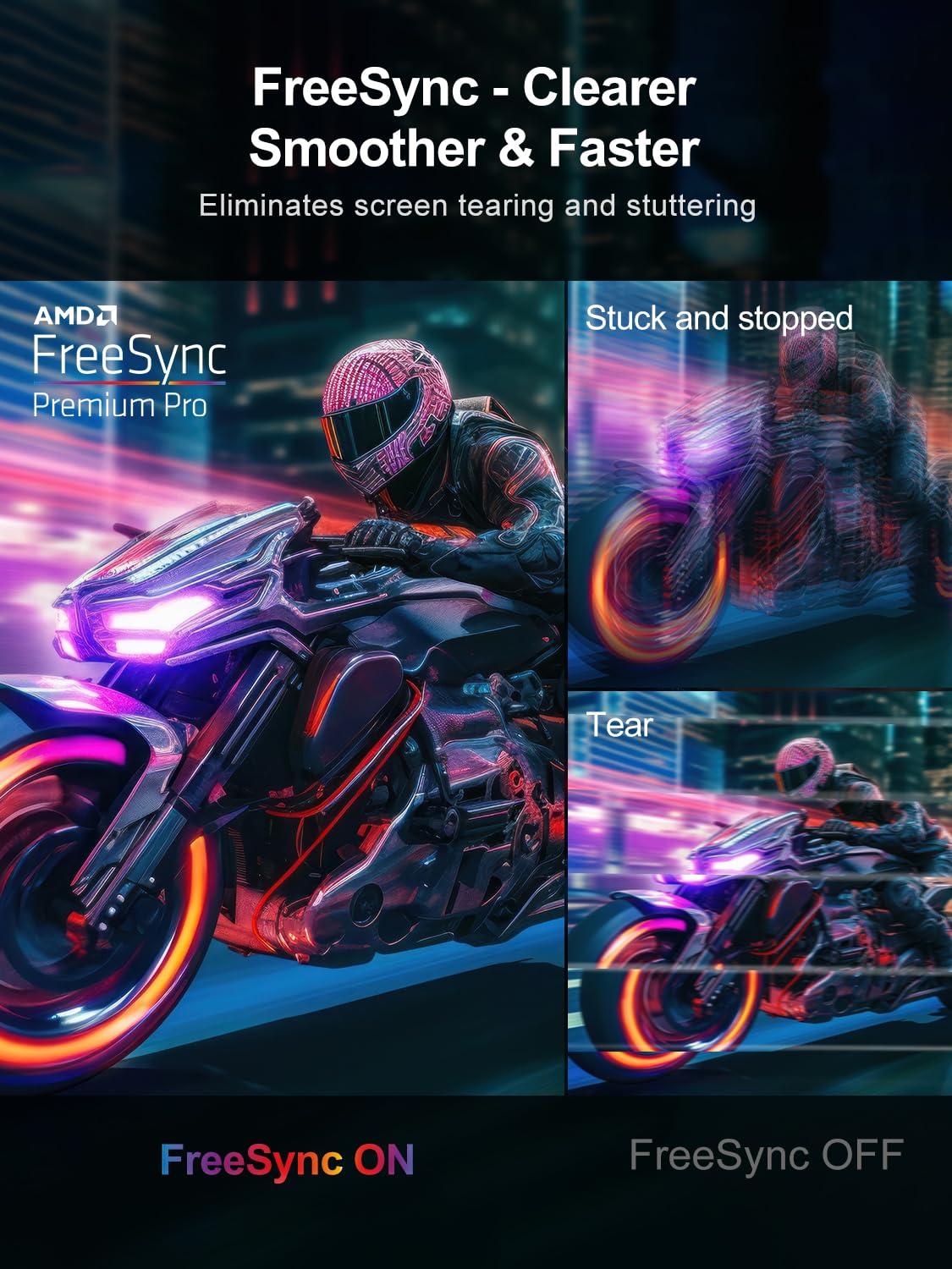 UPERFECT UPERFECT Portable Monitor 18.5-inch 120HZ 100% sRGB 1080P w/VESA & Stand 180 Adjustable Ultra-Slim & Lightweight Frameless FHD FreeSync IPS HDR Gaming Display, Travel Second Monitor for Laptop