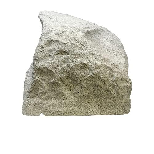 TIC TIC TFS10-WG 8" Professional Outdoor Weather-Resistant Coaxial Rock Speaker (White Granite)