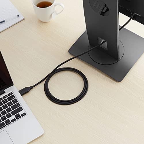 Amazon Basics Amazon Basics DisplayPort to HDMI Cable, Uni-Directional, 4K@30Hz, 1920x1200, 1080p, 6 ft, Black