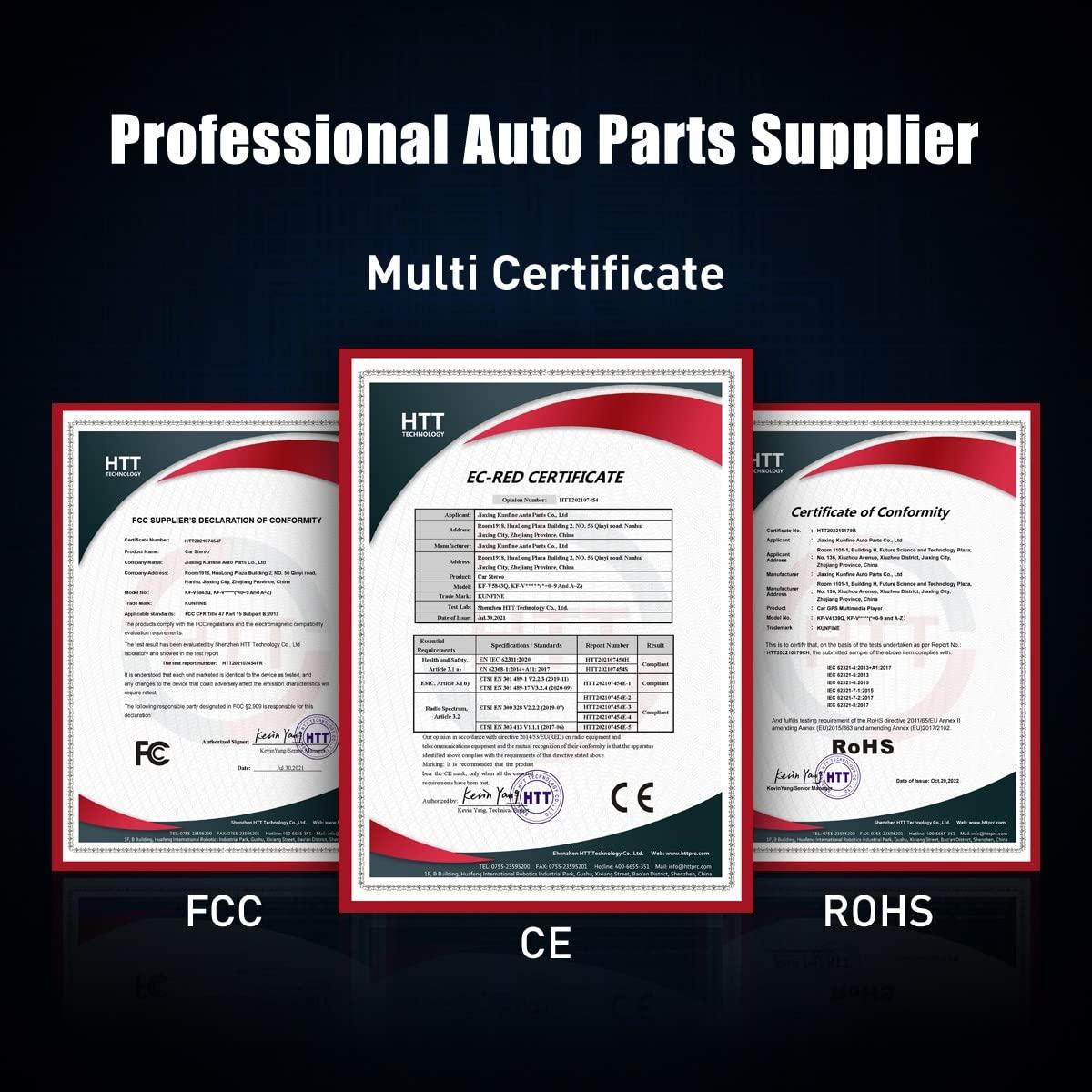 KUNFINE Kunfine Tesla Style Car CarPlay Android Auto Navigation Stereo GPS Radio Reverse Camera 9.7" IPS Touchscreen Headunit Tablet Media Player for Hummer H2 2002-2007, if Applicable Quad Core 2G+32G