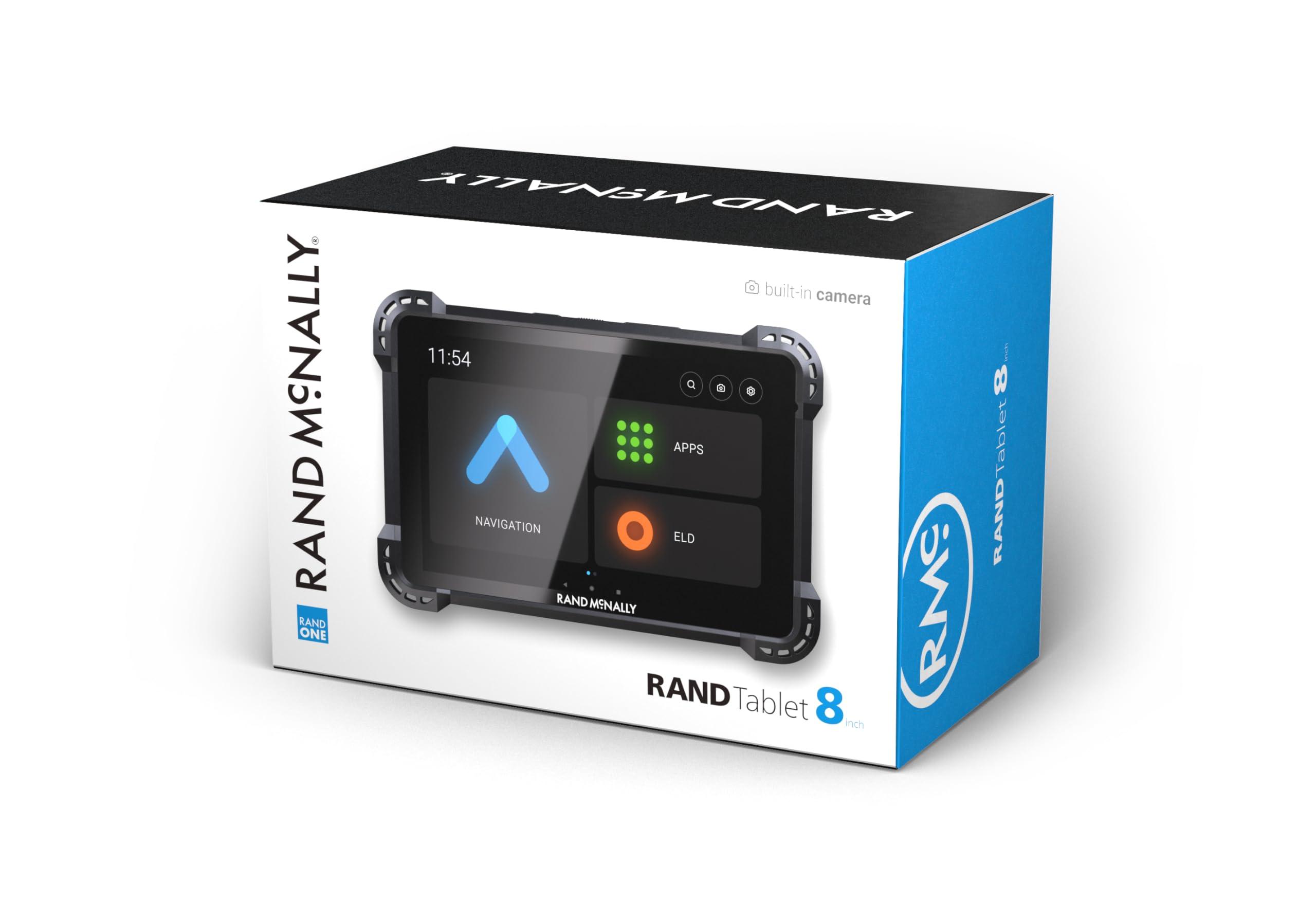 Rand McNally Rand McNally RANDTAB8 Rand Tablet with Rand Navigation GPS with Speed Camera Alerts and Live Traffic, Weather and Fuel - 8 Inch