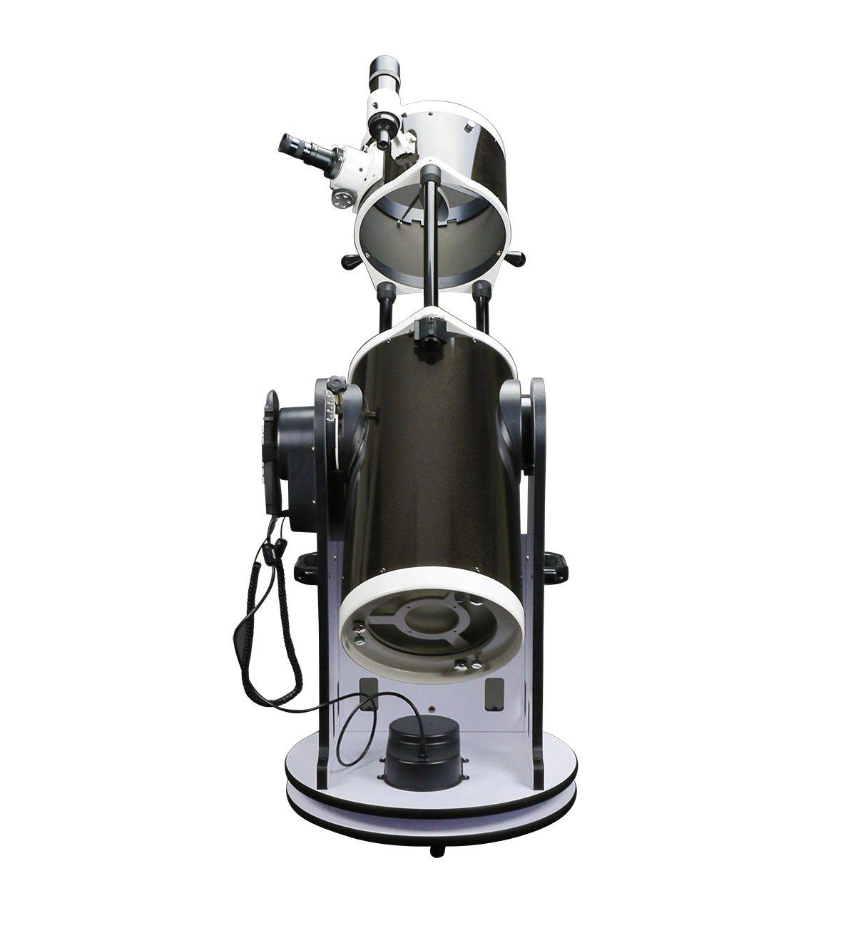 Sky-Watcher SkyWatcher Flextube 250 SynScan Dobsonian 10-inch Collapsible Computerized GoTo Large Aperture Telescope, White, (S11810)