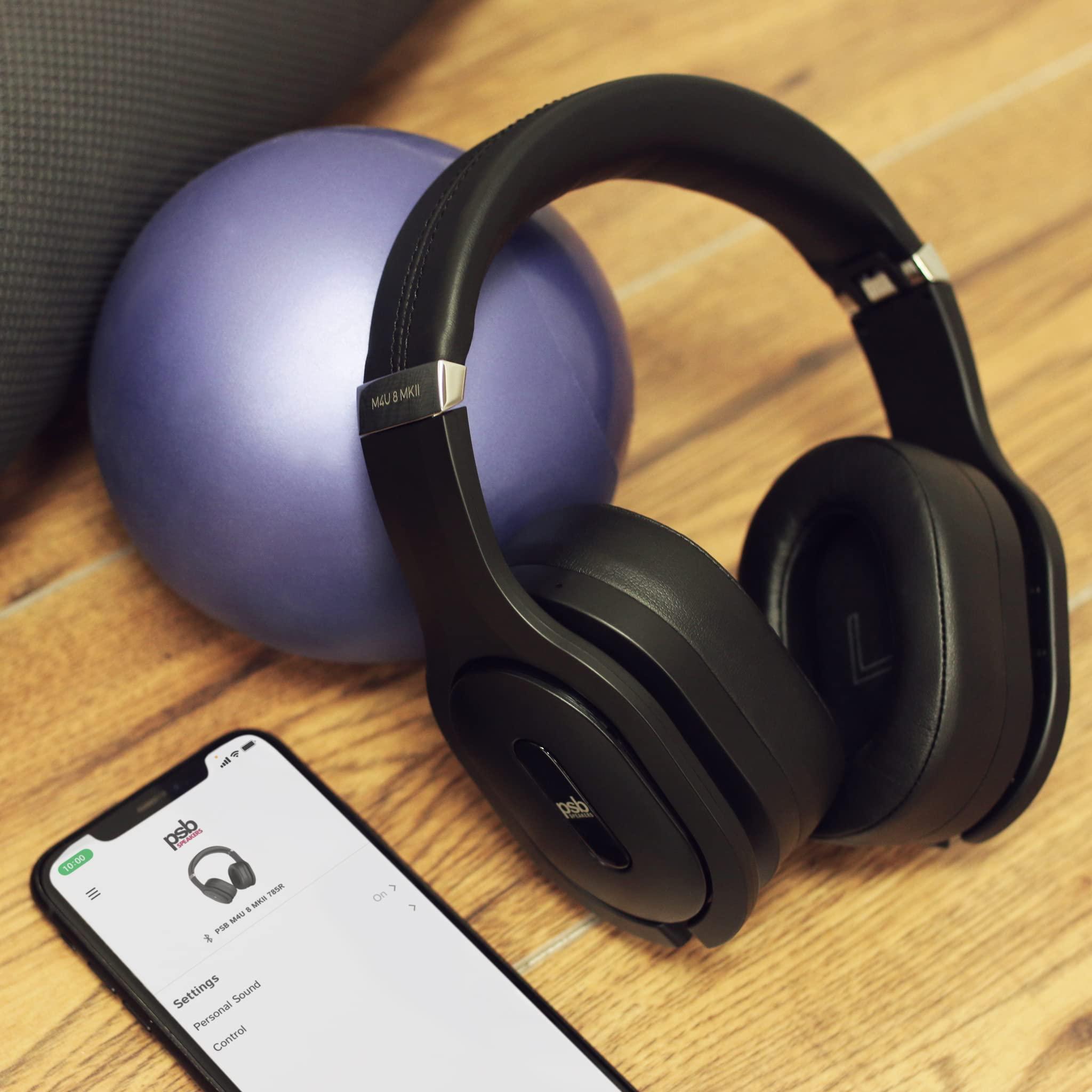 PSB PSB Speakers M4U 8 MKII On-Ear Wireless Noise Cancelling Bluetooth Headphones - Black