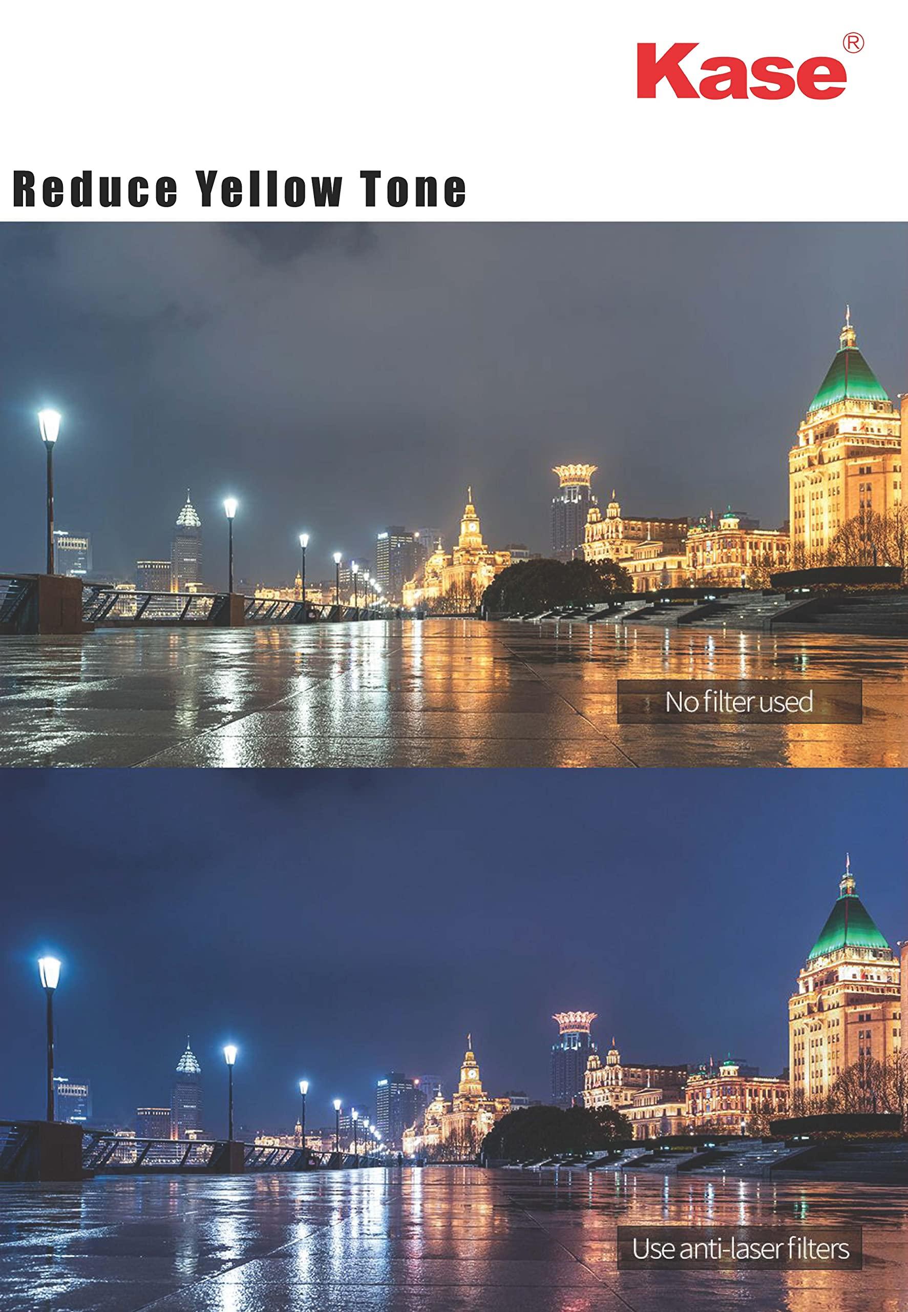 Kase Kase Wolverine 82mm Anti-Laser Protection Filter Magnetic Shockproof Tempered Optical Glass Incl Adapter 82