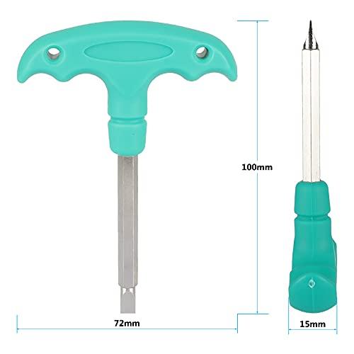 CAMVATE CAMVATE 1/4"-20 Female to 5/8"-27 Male + 1/4"-20 Male Thread Screw Support + Straight Screwdriver Assembly Tool