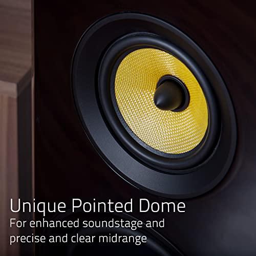 Fluance Fluance Signature HiFi 3-Way Floorstanding Tower Speakers with Dual 8" Woofers for 2-Channel Stereo Listening or Home Theater System - Black Ash/Pair (HFF)