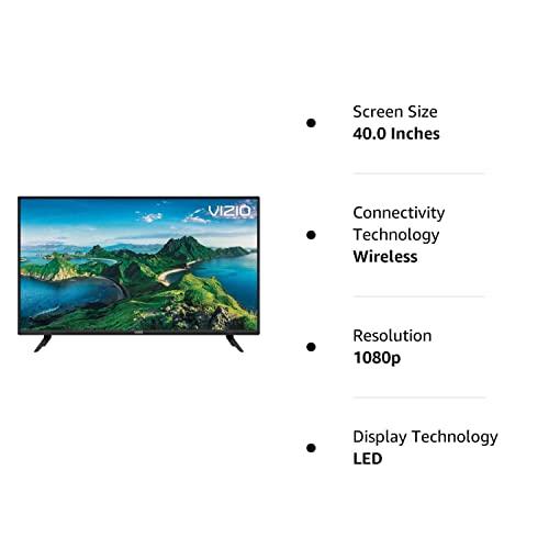 VIZIO Vizio D40F-G9 40-inch 1080p Full Array LED SmartCast HDTV (Renewed)
