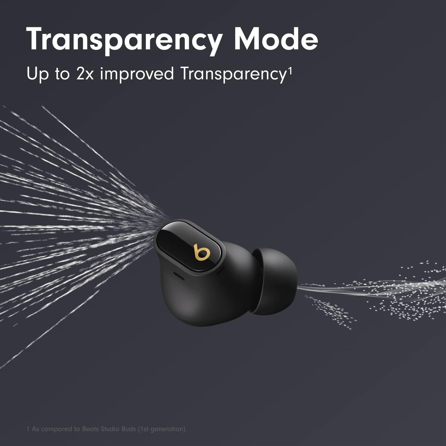 Beats Beats Studio Buds + True Wireless Noise Cancelling Earbuds - Black/Gold (Renewed)