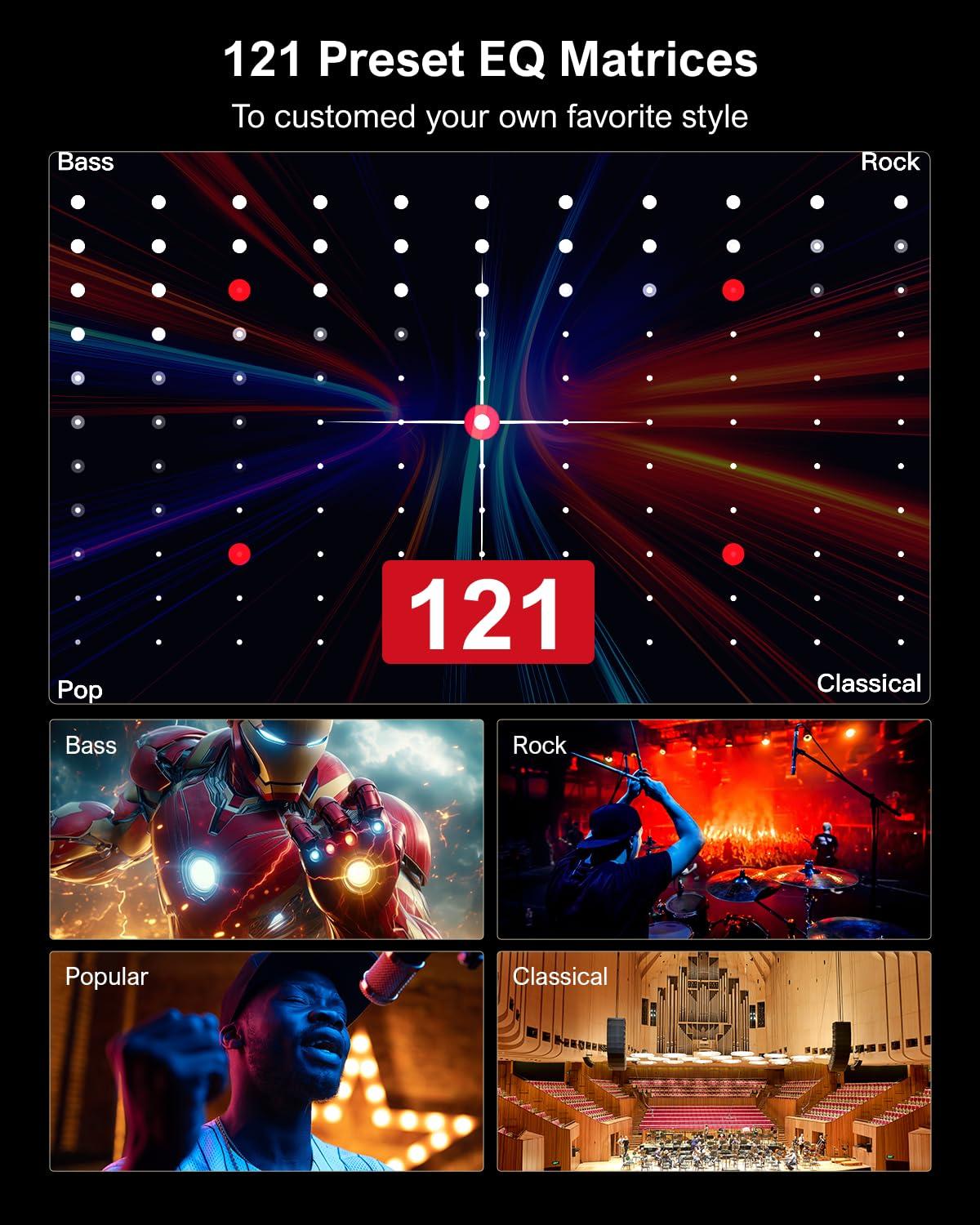 ULTIMEA ULTIMEA 2.1ch Mini Sound Bar for TV, Built-in Subwoofer, APP Control, Peak Power 120W, All-in-one PC Sound bar for Game, Bluetooth 5.3 TV Sound Bar Speakers, Opt/AUX/Wall Mount, Solo B30 Pro