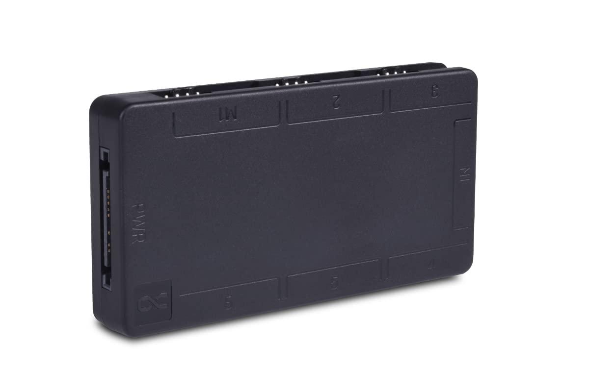 Alphacool Alphacool Core 6X 4-pin PWM/DRGB Splitter with SATA Power Connector