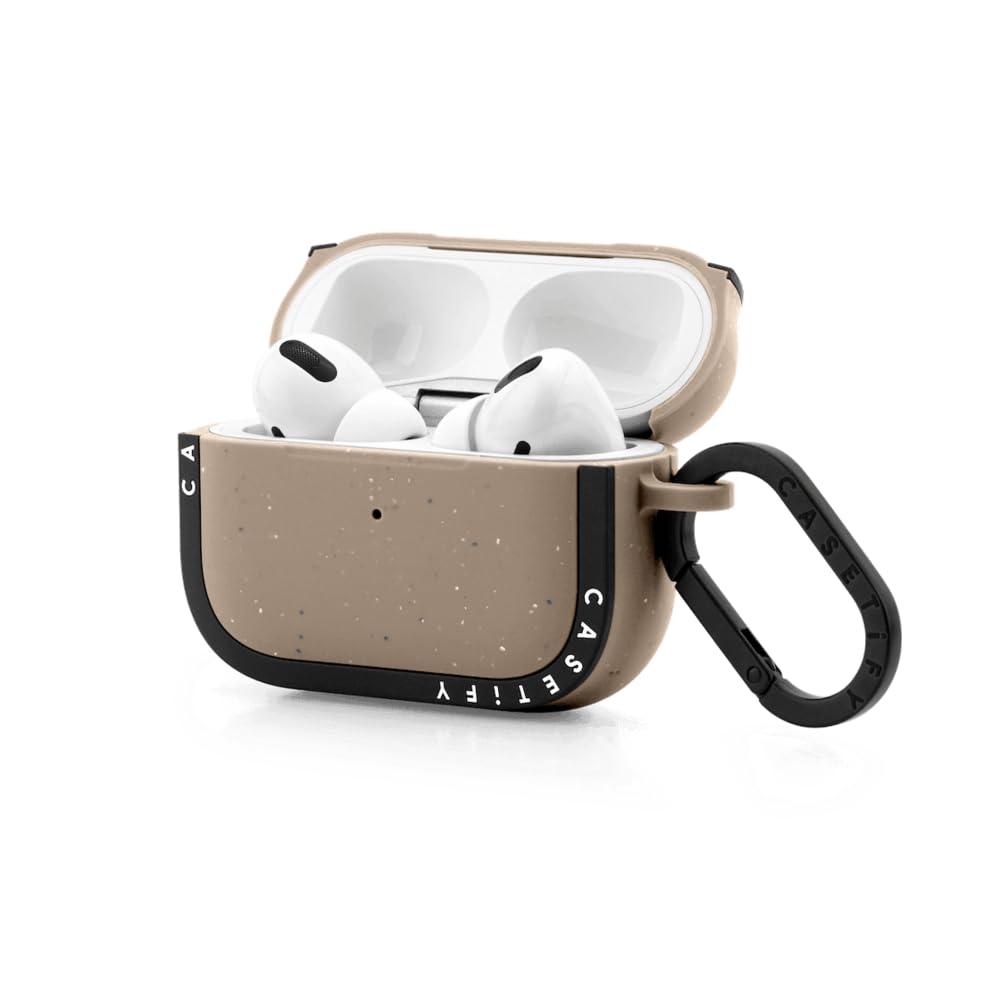 CASETiFY CASETiFY Bounce Airpods Pro (1st/2nd Gen) Case with Ring - sad Potato face - Matte Taupe