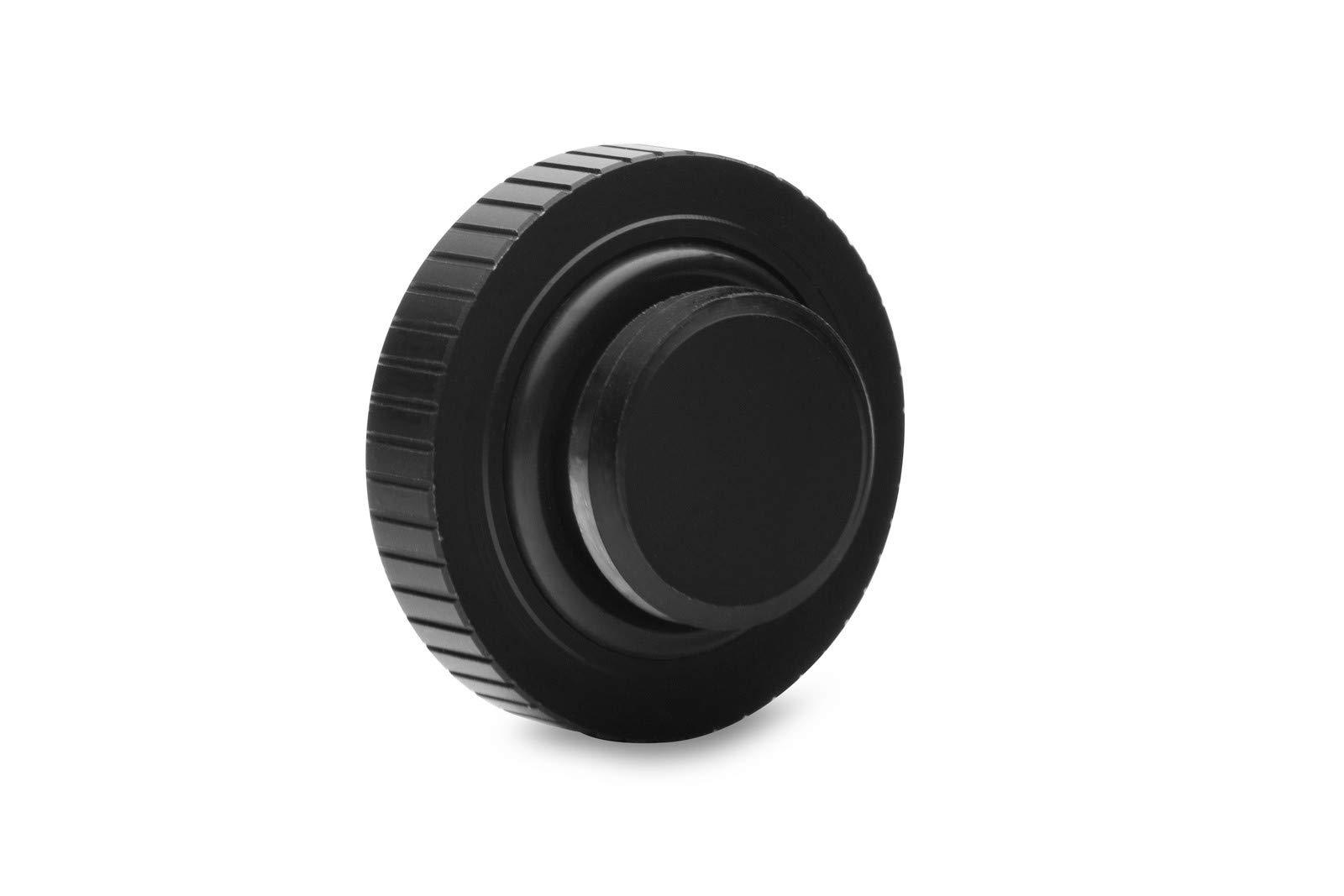 EK EKWB EK-Quantum Torque Plug Fitting w/Badge, Black, 4-Pack