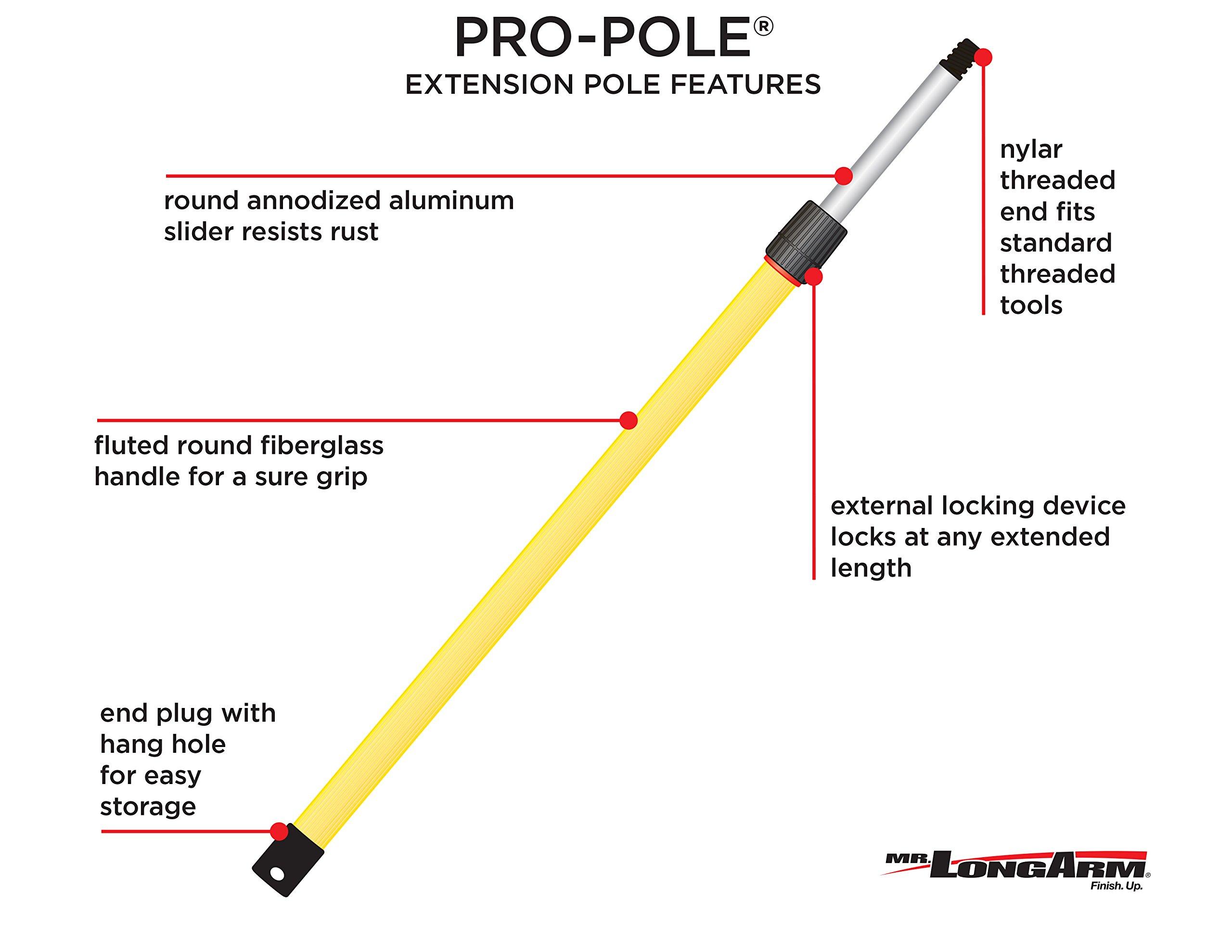 Mr. Long Arm Mr. LongArm 3208 Pro-Pole Extension Pole 4-to-8 Foot