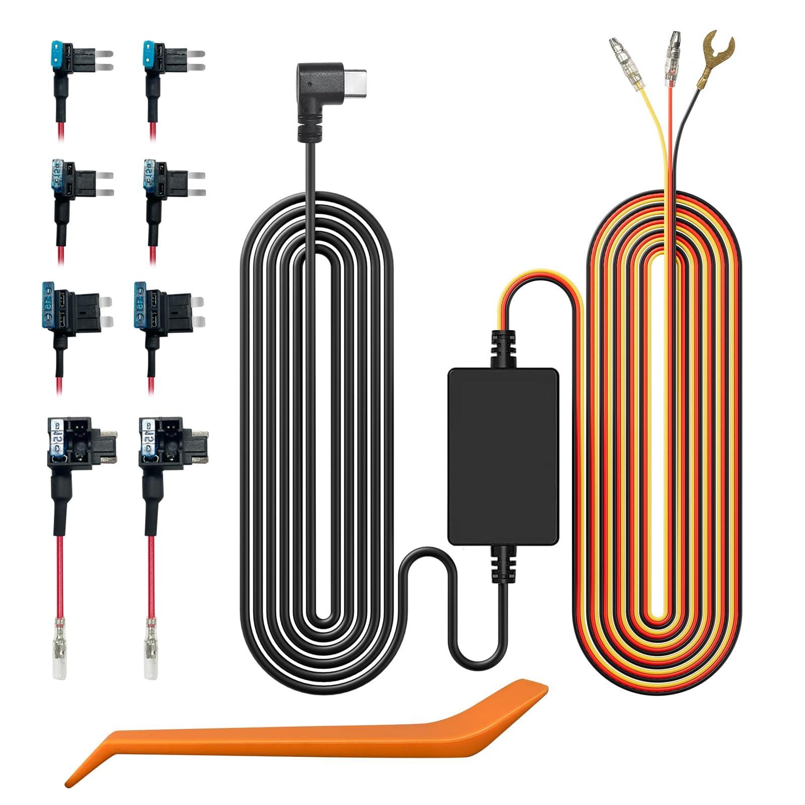 WOLFBOX [ i07 3 Channel Dash Cam+Multi Hardwire Kit ]