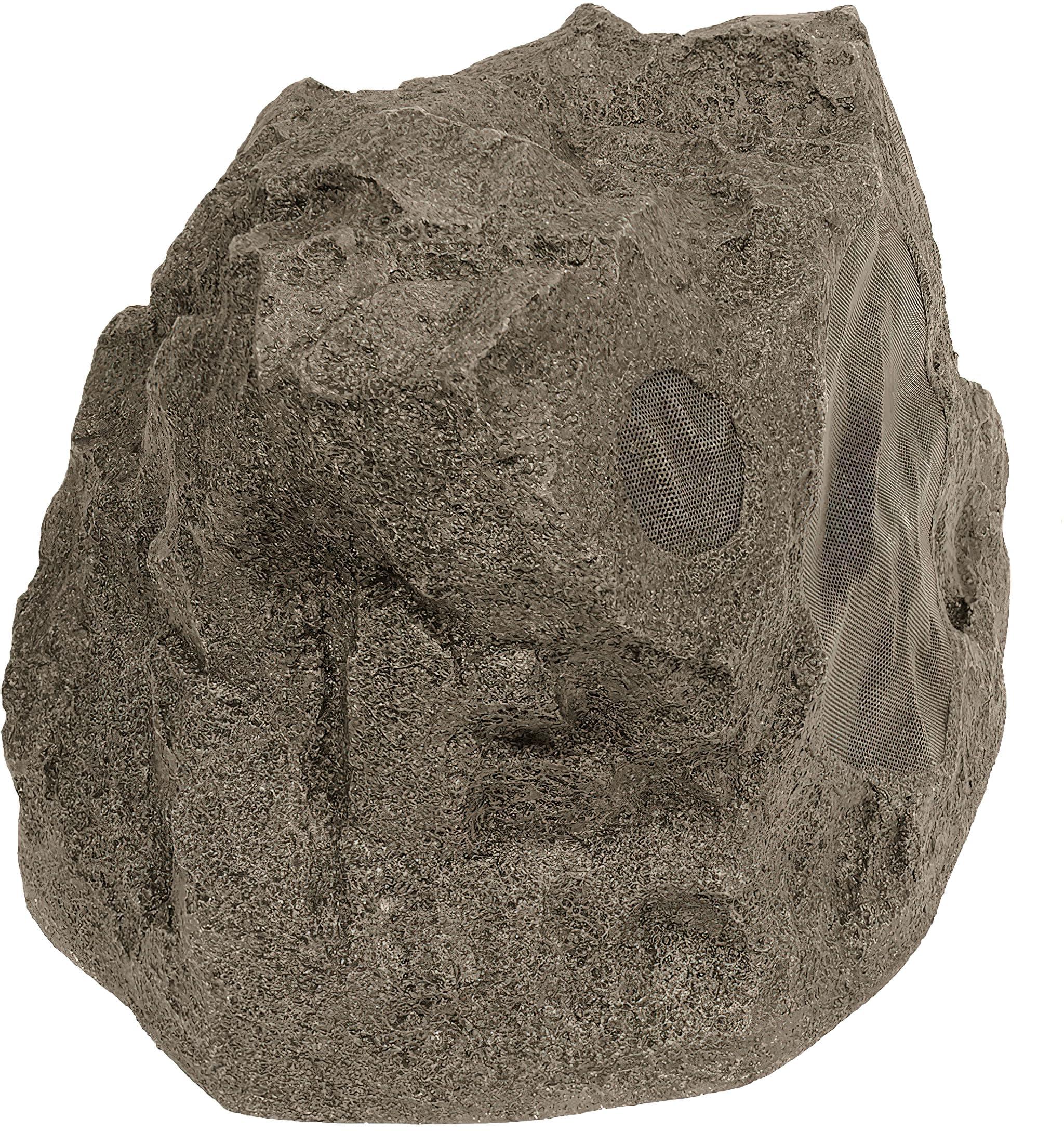 Proficient Audio Proficient Audio PAS-RS8SI-SB Model RS8Si DVC/SST Outdoor Rock Speaker, Shale Brown; 8" Injection-Molded TCC Filled Polypropylene Cone; Low Diffraction Aluminum Grilles; Dual Voice Coil Woofer